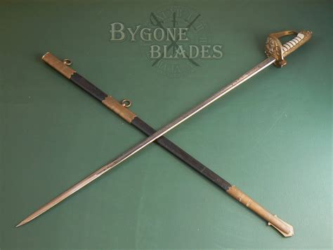 British Royal Navy P1827 Officers Sword By Wilkinson Bygone Blades