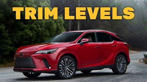 Lexus Rx Trim Levels And Standard Features Explained