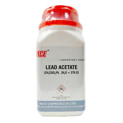 Lead Acetate Manufacturers Suppliers In India