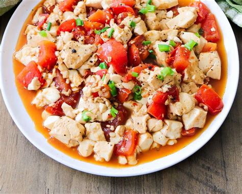 Tomato Tofu Stir Fry Recipe Cheap Lazy Vegan