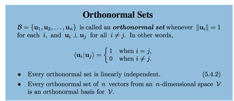 Solved B U 1 U 2 U N Is Called An Orthonormal Set Chegg