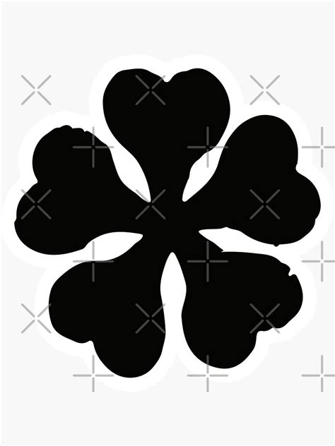 "Black Clover Anime Logo" Sticker for Sale by GTOLuffy | Redbubble