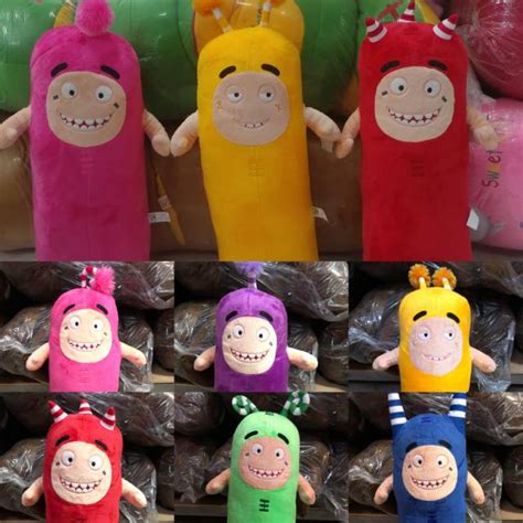 Jual Guling Boneka Karakter Oddbods Bulu Yelvo Isi Dakron Cm