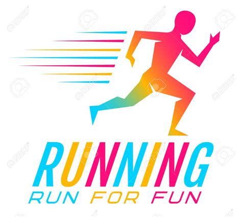 vector running logo png