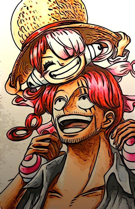 Shanks And Uta ┇one Piece Anime Mikey Desenho Personagens De Anime