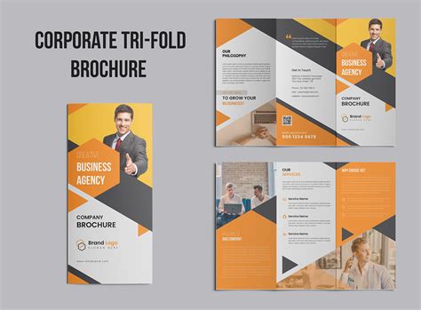 Corporate Trifold Brochure Template On Behance