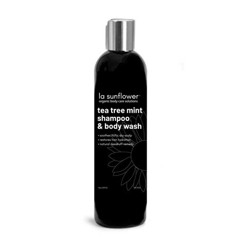 Tea Tree Mint Shampoo And Body Wash Designed For Dry Dandruff Prone I