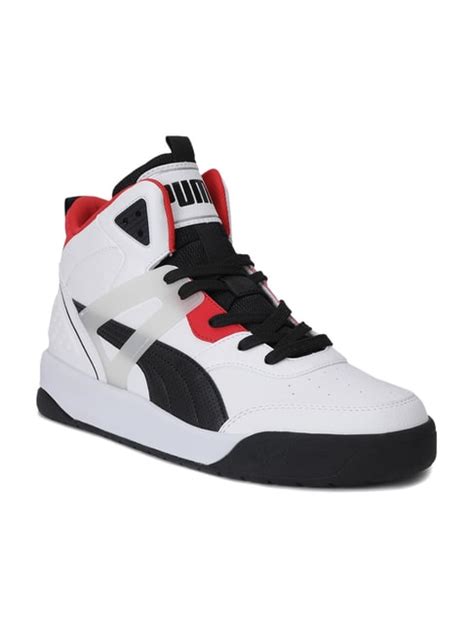 Buy Puma Backcourt Mid White Ankle High Sneakers for Men at Best Price ...