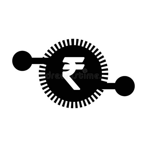 Digital Rupee Symbol Icon Vector Currency Sign For Digital Transactions