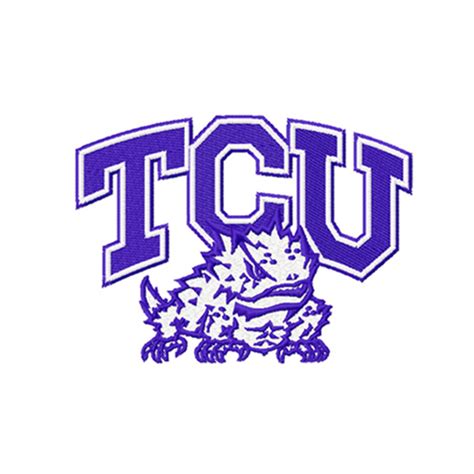 TCU Horned Frogs logo machine embroidery design – SVG Shop