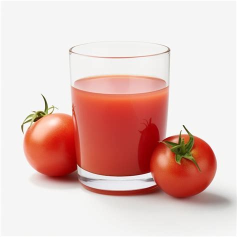 Premium Ai Image Illustrations Ai Generation A Glass Of Tomato Juice