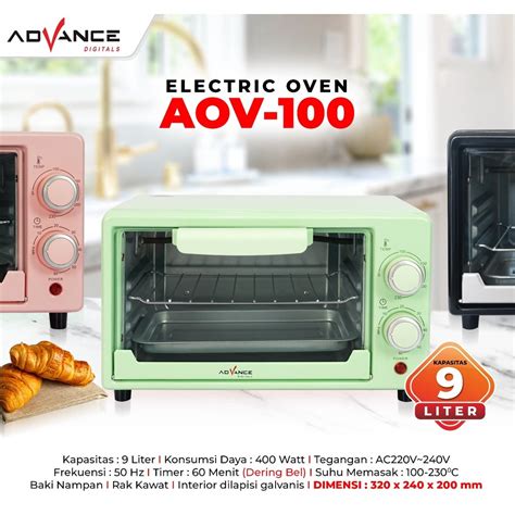 Jual Oven Listrik Electric Oven Advance AOV 100 Oven Listrik Murah