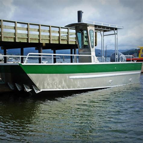 Kinocean Cabin Full Welded Aluminium Fishing Landing Craftboat For Sale