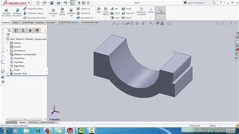 Tutorial 04 How To Make Connecting Rod Part02 In Solidworks Youtube