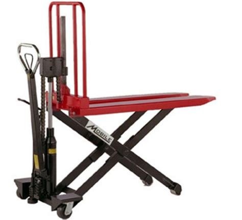 ECO Manual Stainless Steel Scissor Lift MOBILE INDUSTRIES INC