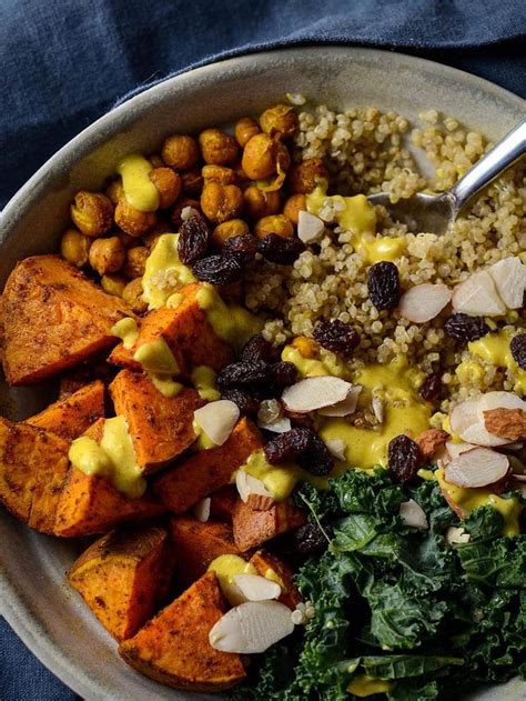 Moroccan Sweet Potato Nourish Bowl Naturallie Plant Based