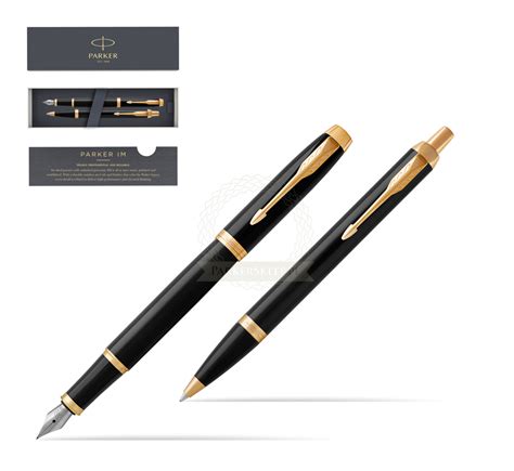 Parker IM Black GT Fountain Pen Fountain Pen Ballpoint Pen In A Gift