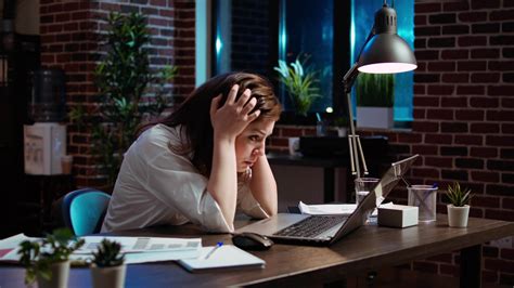 Frustrated Working Stock Video Footage for Free Download