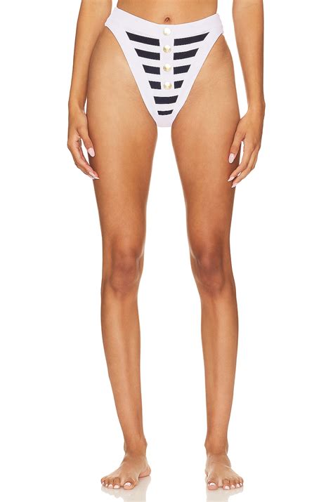 Beach Riot X Revolve Marnie Bikini Bottom In Black White Revolve