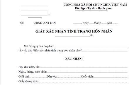 Thu Tuc Xin Cap Giay Xac Nhan Tinh Trang Hon Nhan Lu T H Ng