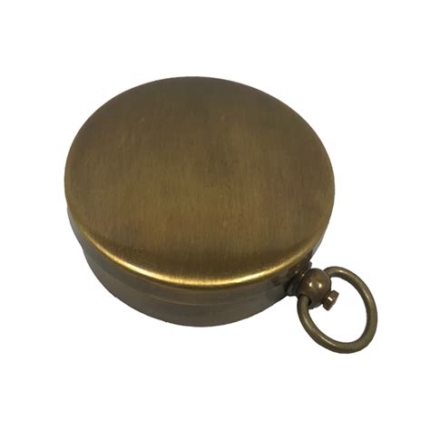 1 3 4″ Brass Antiqued Compass Madison Bay Company