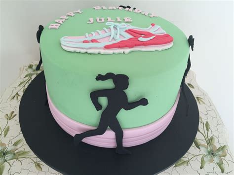 Cake For Marathon Runner Running Cake Image Birthday Cake Cake