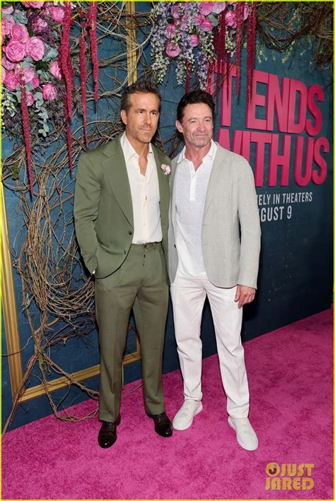 Ryan Reynolds & Hugh Jackman Support Blake Lively at 'It Ends With Us ...