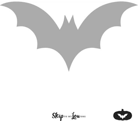 Bat Pumpkin Stencil