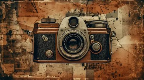 Classic Film Aesthetics Vintage Texture Background And Camera Frame ...