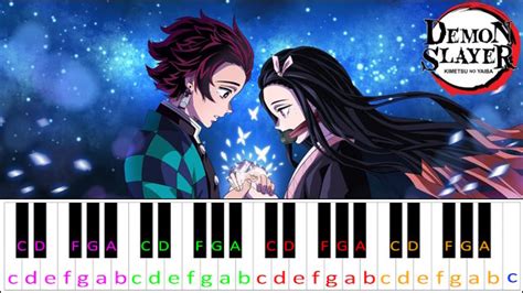 Kamado Tanjirou No Uta Demon Slayer Kimetsu No Yaiba Piano Letter