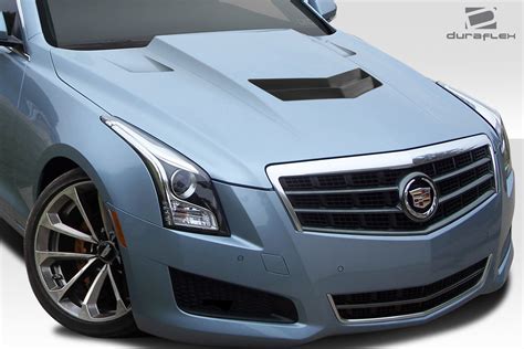 Hood Body Kit for 2015 Cadillac ATS - 2013-2019 Cadillac ATS Duraflex V Look Hood - 1 Piece | XSV