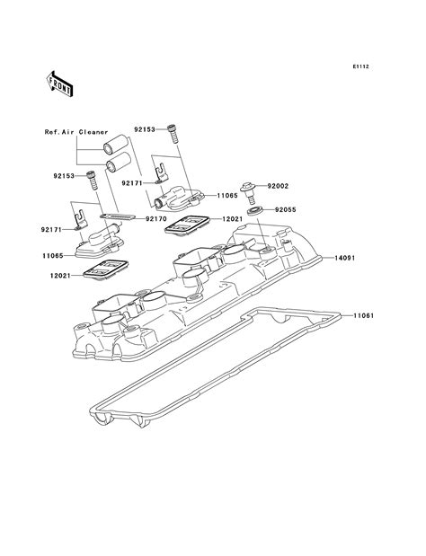 Couvre Culasse Pour Ninja Zx R Zx C H Argent Esprit Kawasaki