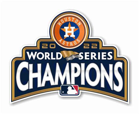 Houston Astros World Series 2022 Champions Precision Cut Decal