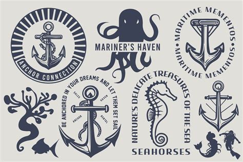 Nautical Logos Symbols