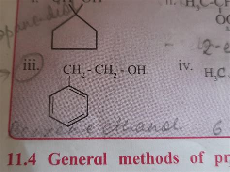 Name Write IUPAC Name Of Following Compound Benzene Ch2 Ch2 Oh