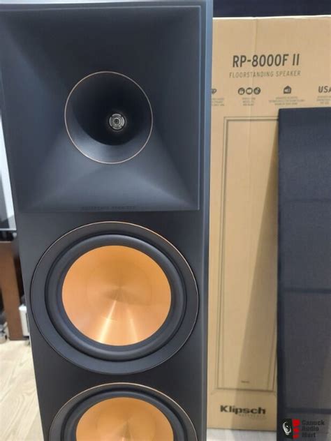 Klipsch RP 8000FII Dual 8 Floorstanding Speakers Ebony RP 8000F II