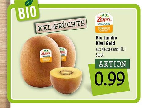 Zespri Bio Jumbo Kiwi Gold Angebot Bei Kupsch 1Prospekte De