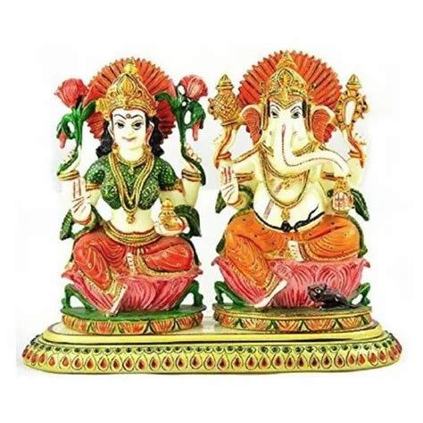 Painted Hindu Marble Laxmi Ganesh Statue Temple At Rs 24000 In Jaipur