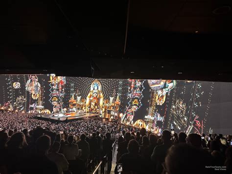 Seating Guide and View for Sphere 100 Level 38