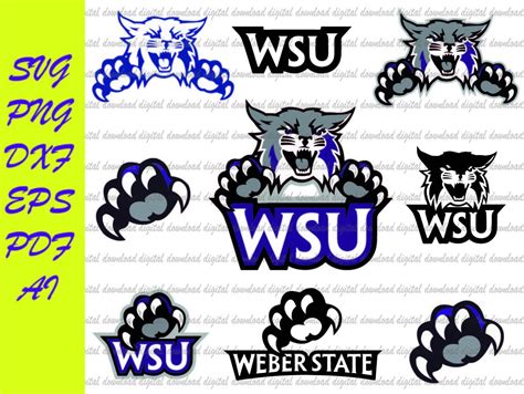 Weber State University Weber State Svg Weber State Logo - Etsy