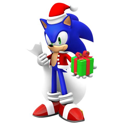 Modern Christmas Sonic By Nibroc Rock On Deviantart