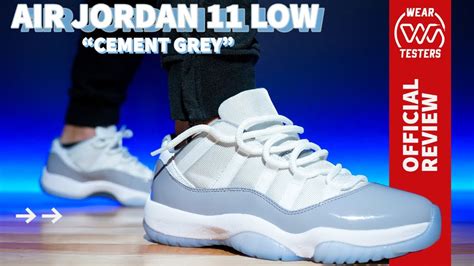 Air Jordan 11 Low Cement Grey YouTube