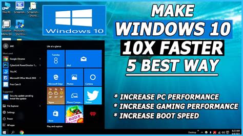 How To Make Windows 10 Faster Pc Windows Windows10 YouTube