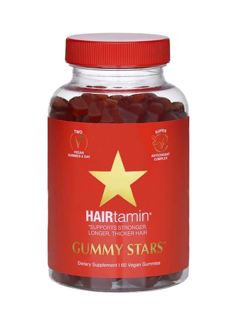 Hairtamin Gummy Stars Hair Growth Supplement Hair Regrowth Australia