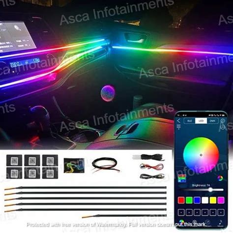 Auto Atmosphere Fiber Optic Lighting For Cars Color Changing Led