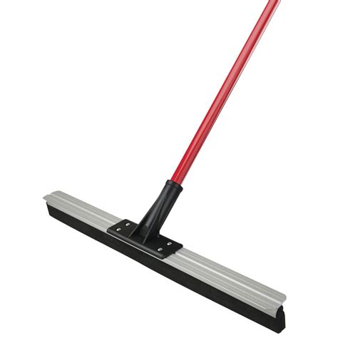 Libman Black Rubber Flex Blade Squeegee With Red Handle 24l X 55h