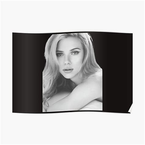 Scarlett Johansson Poster For Sale By Brentshoppe Redbubble