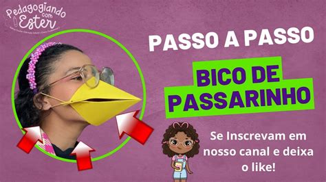 Passo A Passo Bico De Passarinho YouTube