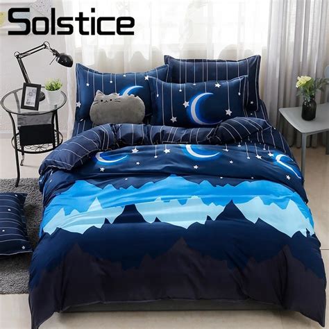 Teen Girl Bedding Blue Telegraph