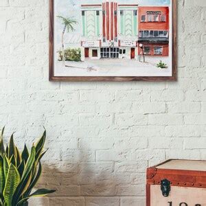 Panama City Art Print, Downtown Panama City, Art-deco Architecture, the Martin Theater, Bay ...